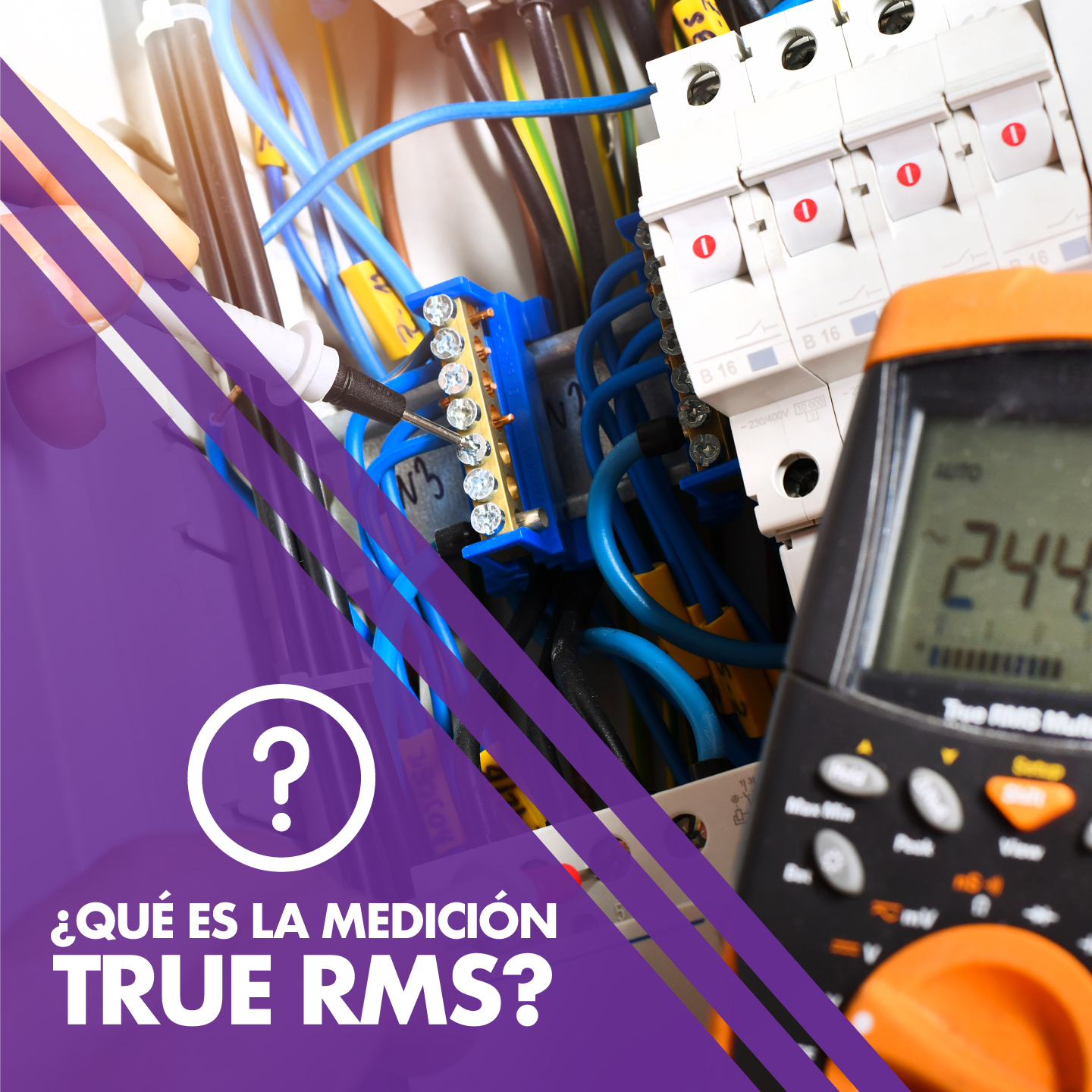 ¿Qué es la medición True RMS?